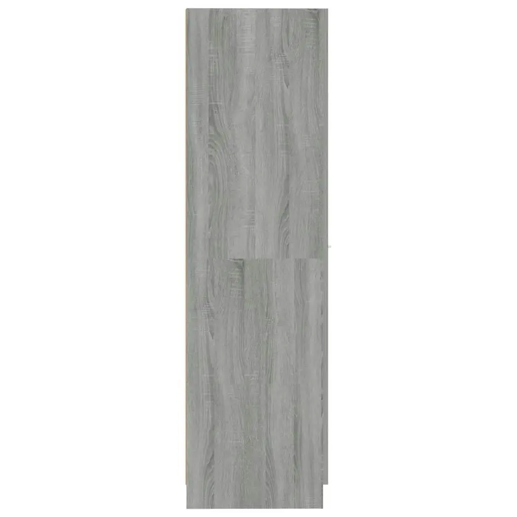 Apothecary Cabinet Grey Sonoma 30x42.5x150 cm Engineered Wood 815202