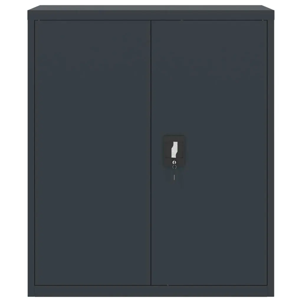 File Cabinet Anthracite 90x40x105 cm Steel 339739