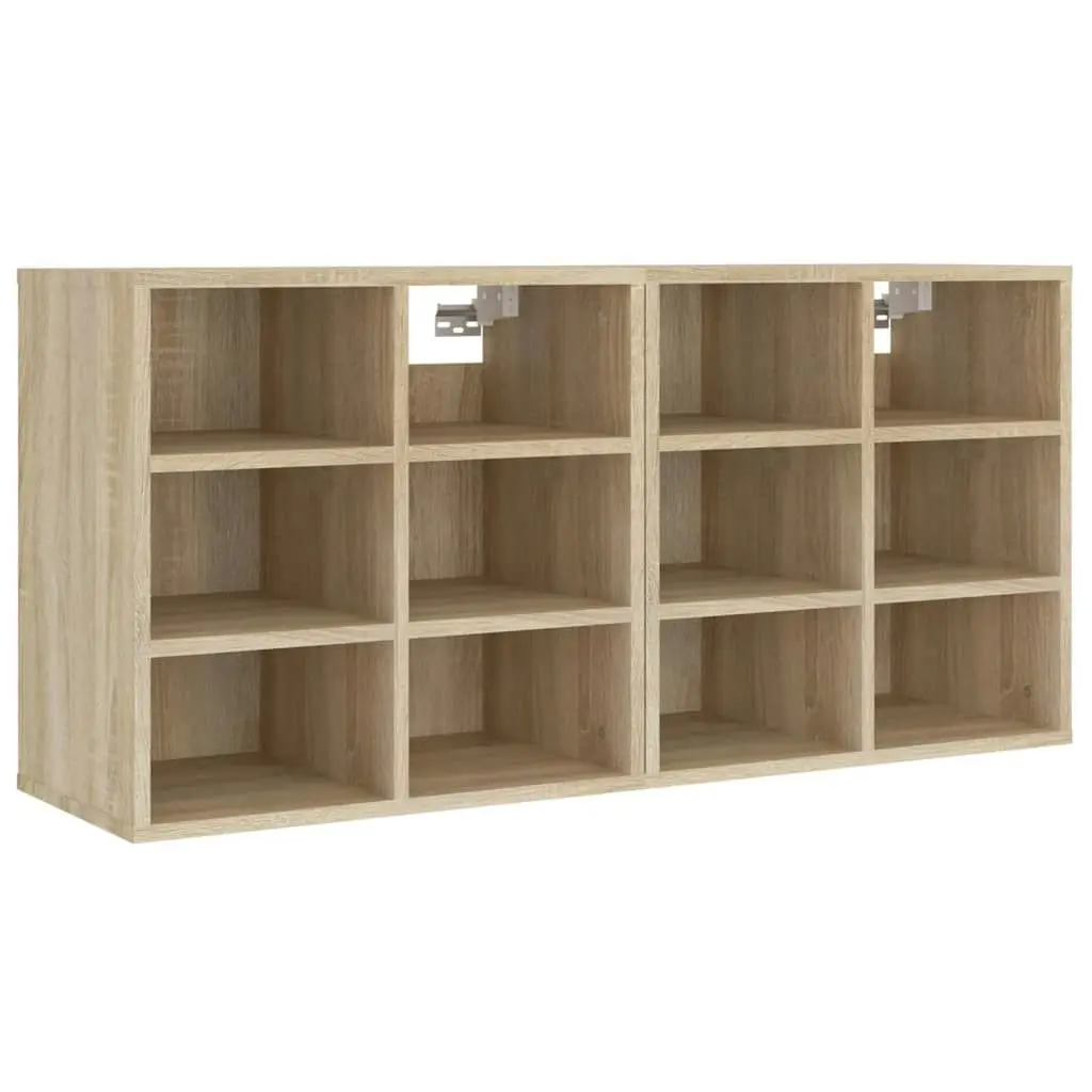 Shoe Cabinets 2 pcs Sonoma Oak 52.5x30x50 cm 808691