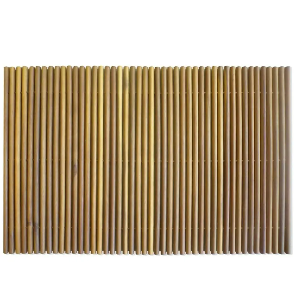 Bath Mat Acacia Wood 80x50 cm 43789