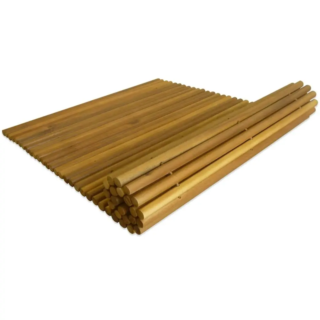 Bath Mat Acacia Wood 80x50 cm 43789