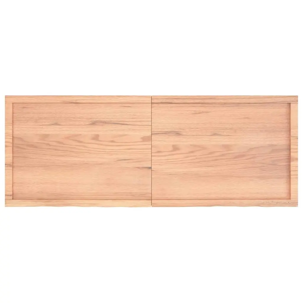 Bathroom Countertop Light Brown 160x60x4 cm Treated Solid Wood 3156159