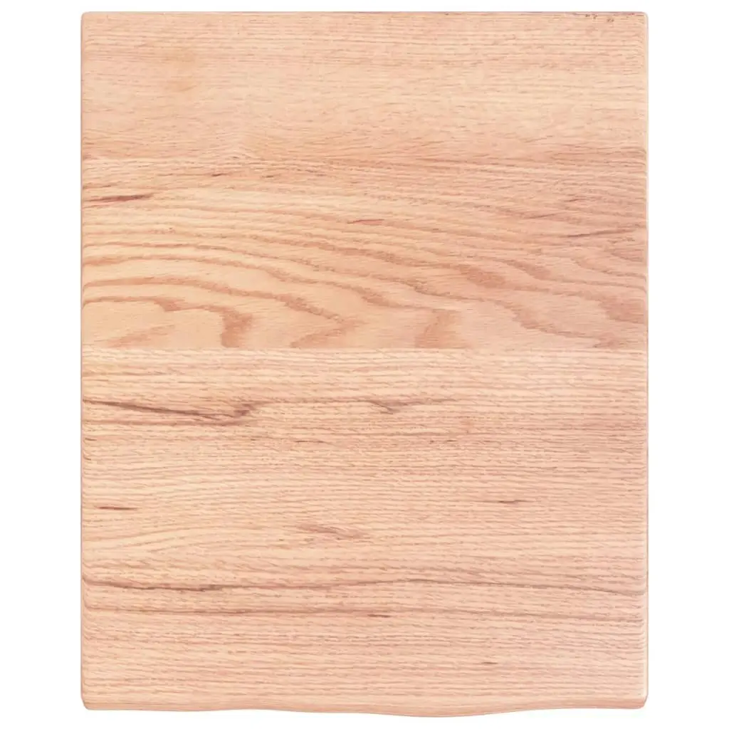 Bathroom Countertop Light Brown 40x50x2 cm Treated Solid Wood 3156095