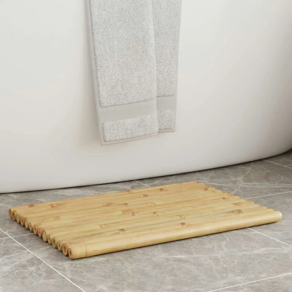 Bath Mats 2 pcs 50x35 cm Bamboo 366456