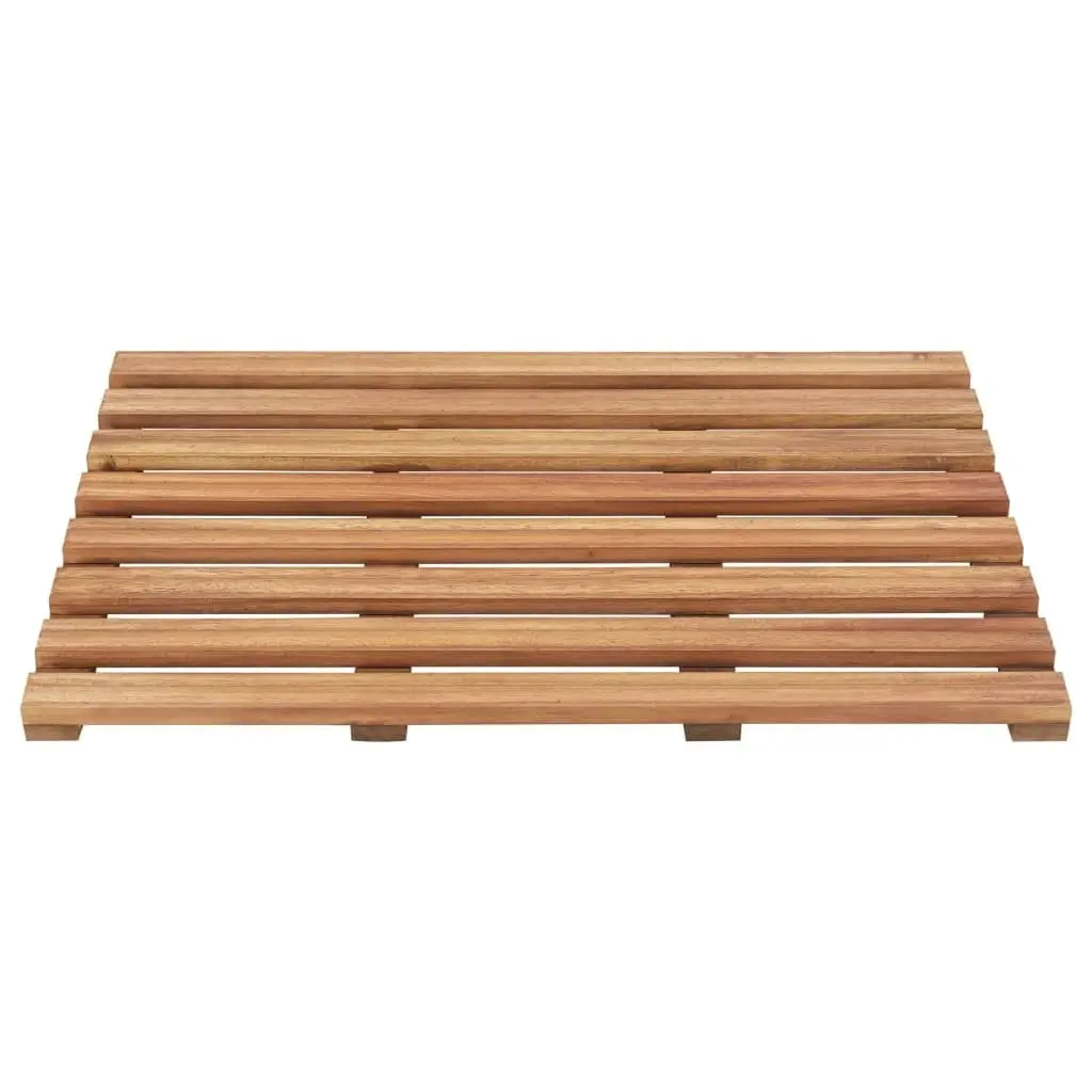 Bath Mats 2 pcs Solid Acacia Wood 56x37 cm 46574