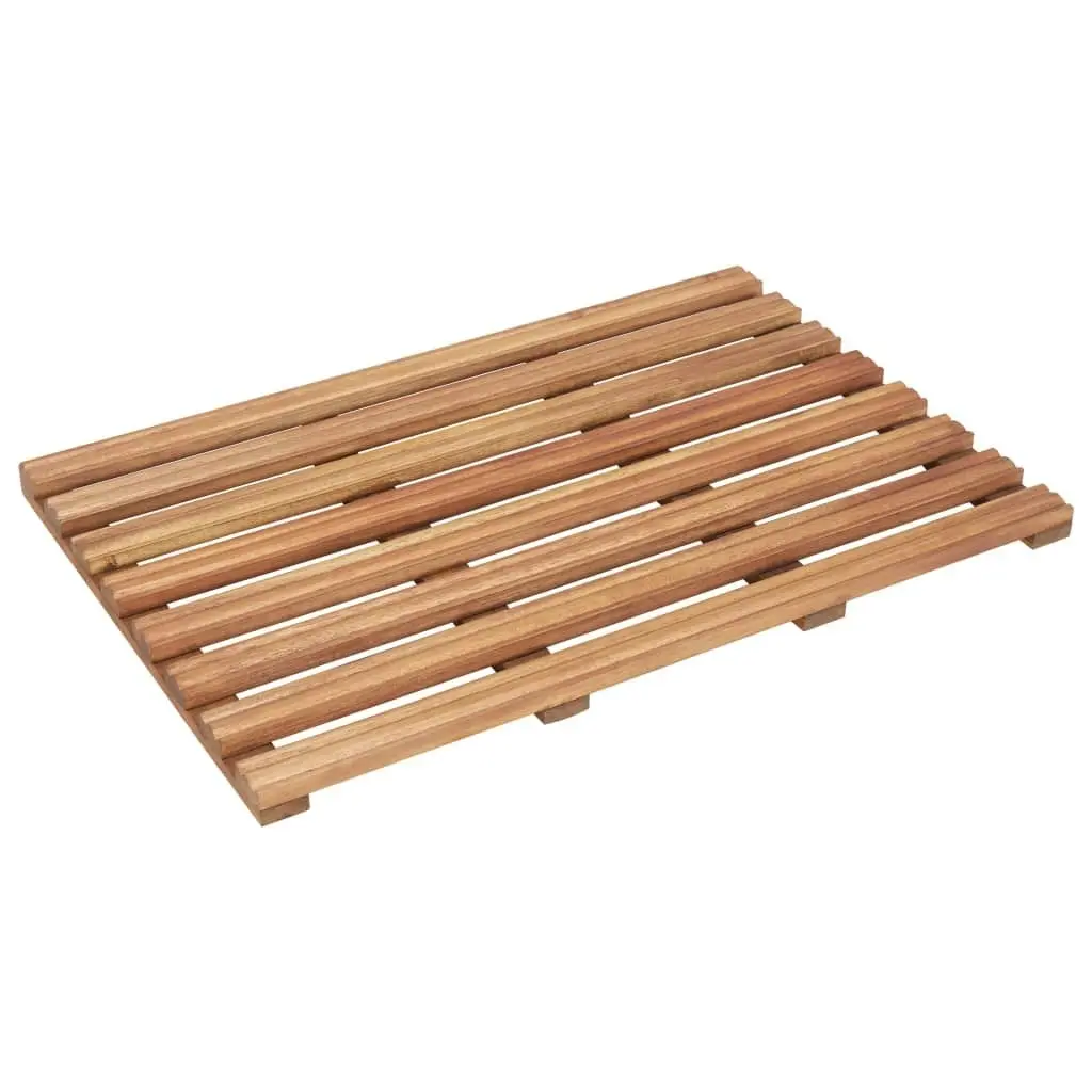 Bath Mats 2 pcs Solid Acacia Wood 56x37 cm 46574