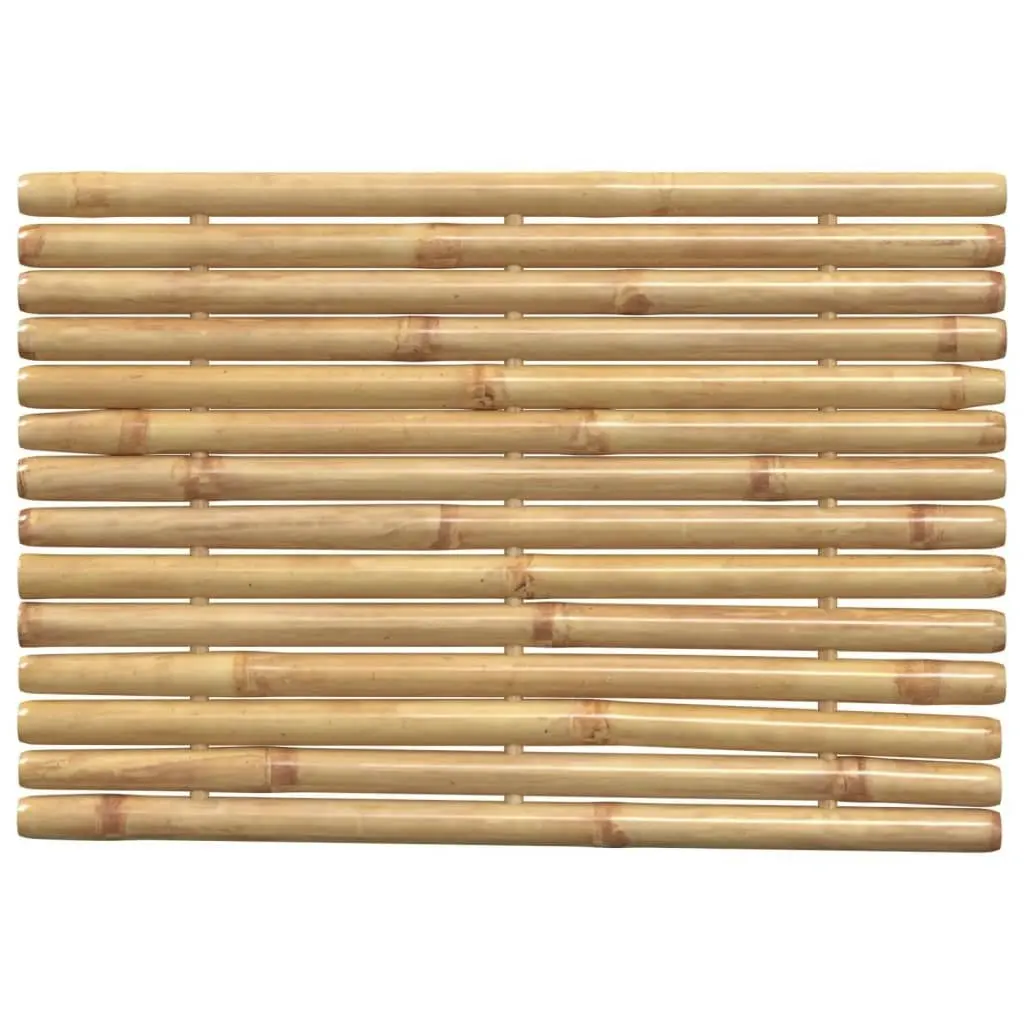 Bath Mats 2 pcs 70x50 cm Bamboo 366457