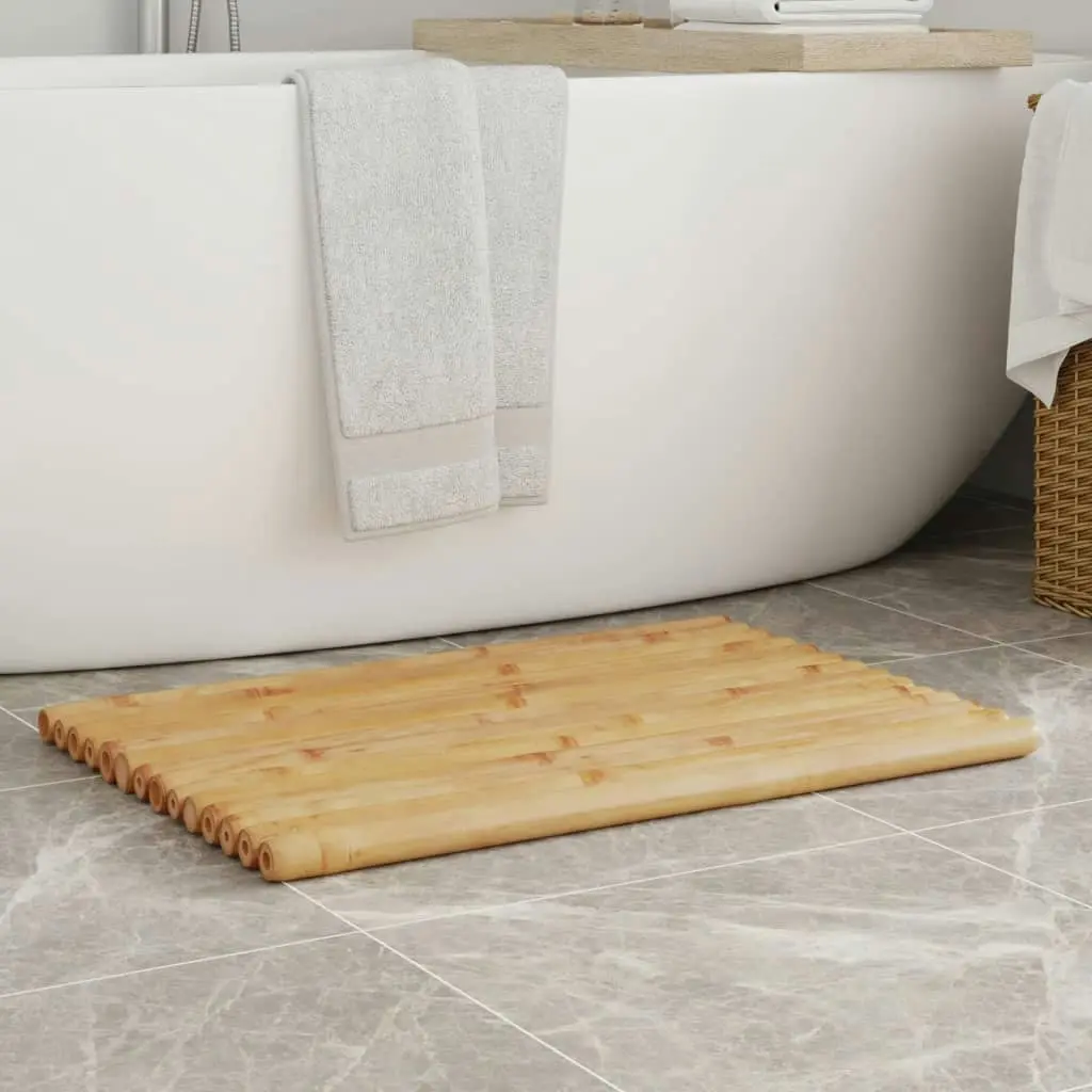 Bath Mats 2 pcs 70x50 cm Bamboo 366457