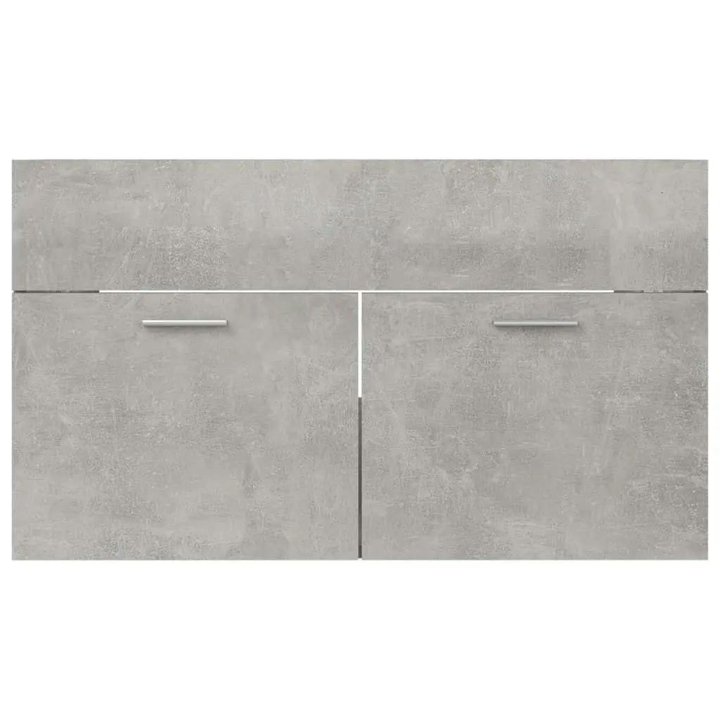 Bathroom Furniture Set Concrete Grey Engineered Wood 3070878