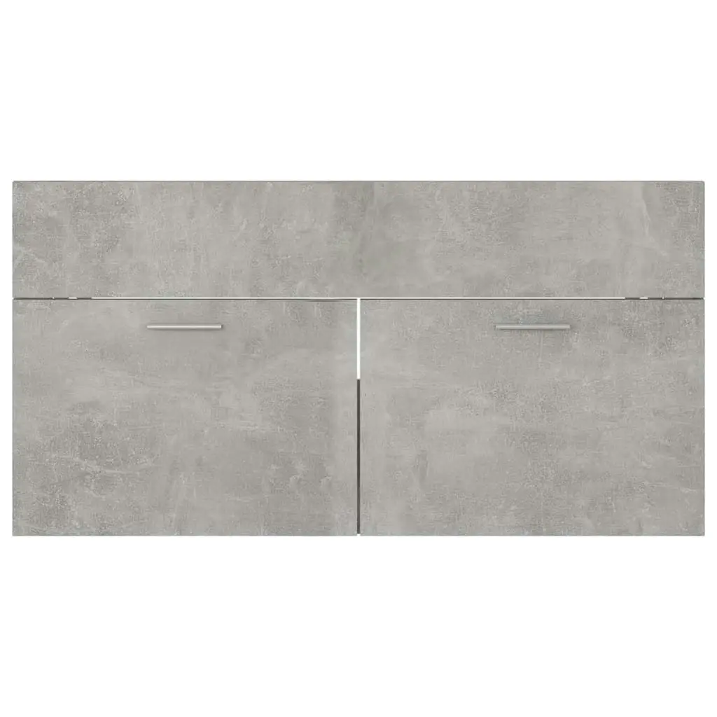 Bathroom Furniture Set Concrete Grey Engineered Wood 3070887