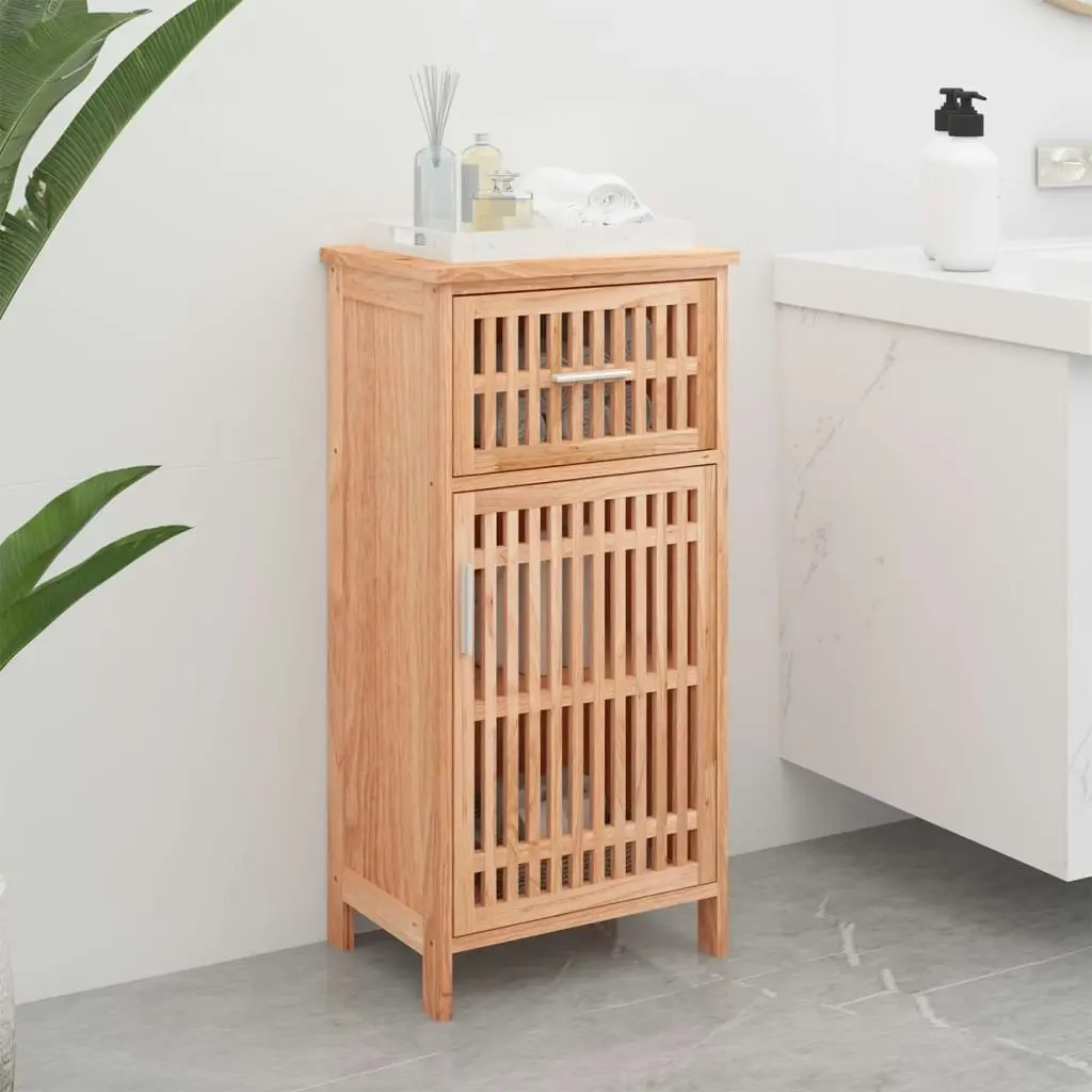 Bathroom Cabinet 42x29x82 cm Solid Wood Walnut 350354