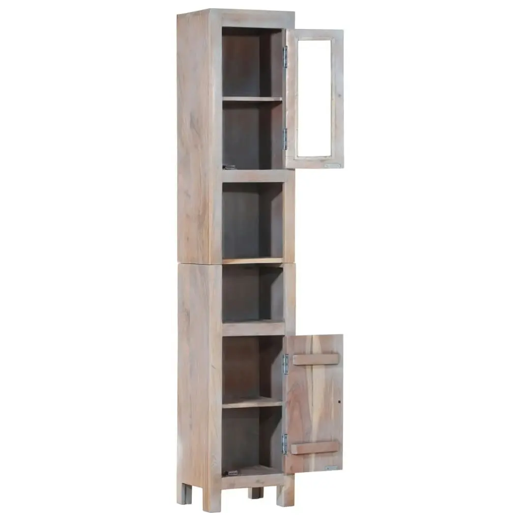 Bathroom Cabinet 30x25x160 cm Solid Wood Acacia 351614