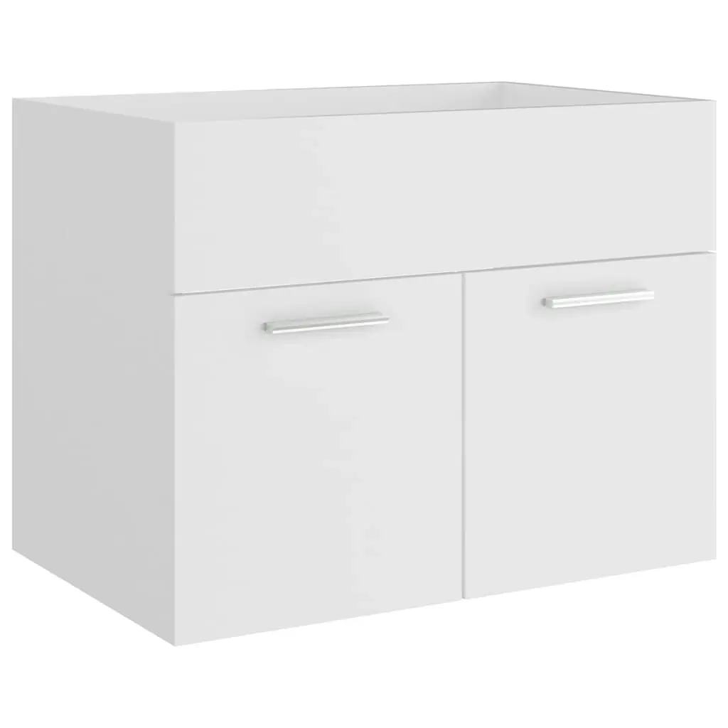 Bathroom Furniture Set White Engineered Wood 3070955