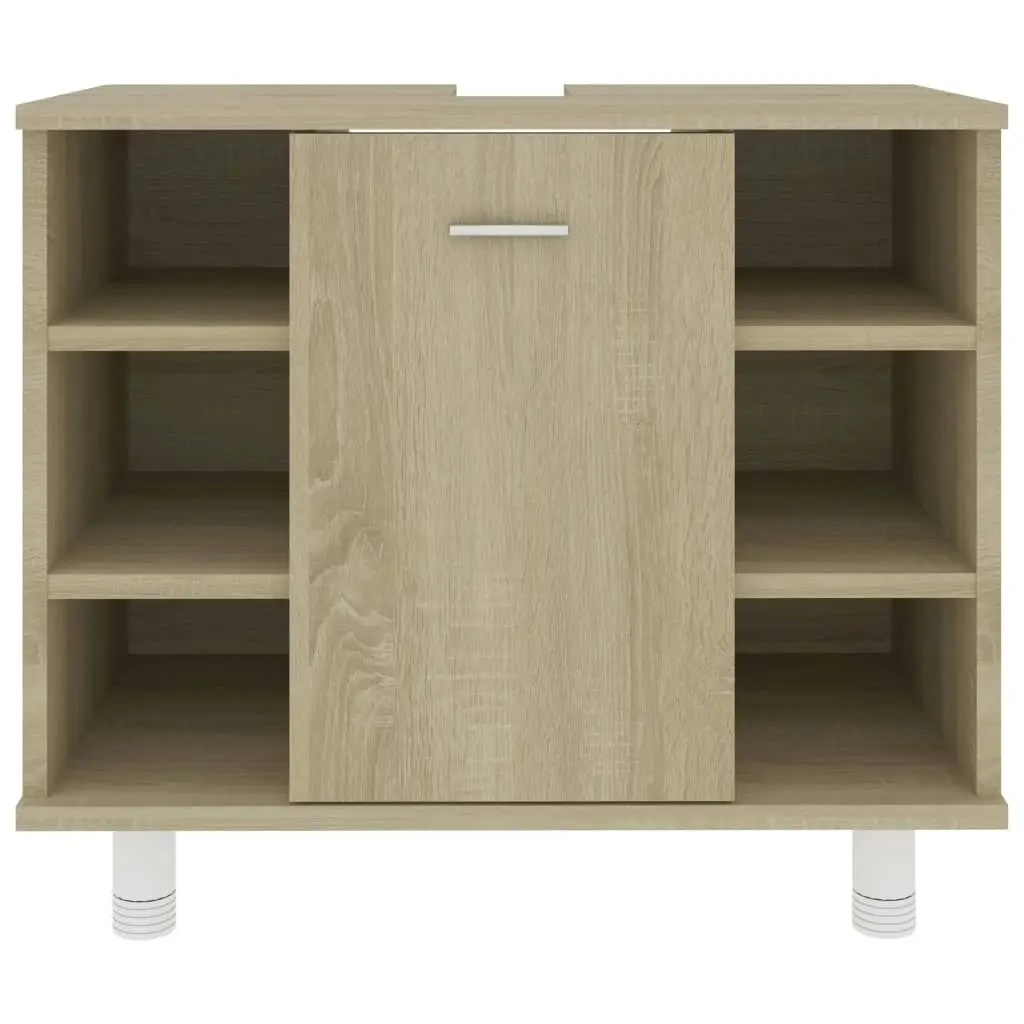 Bathroom Cabinet Sonoma Oak 60x32x53.5 cm Engineered Wood 802636