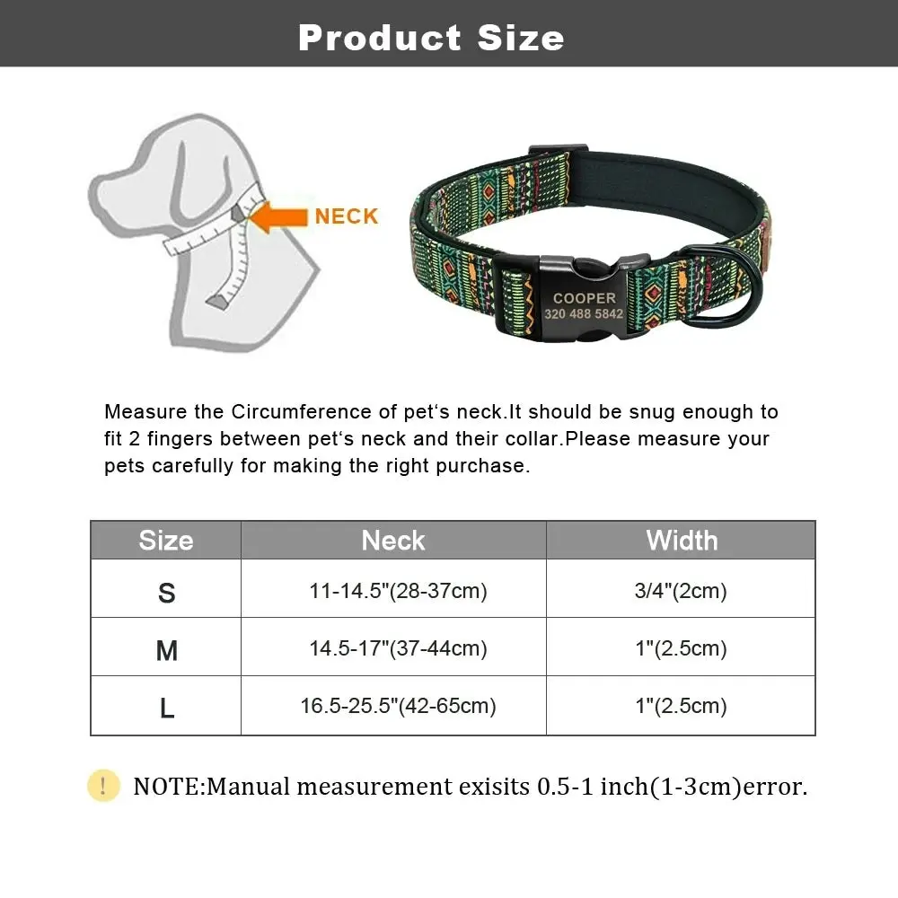 K13 Personalised Dog Collar