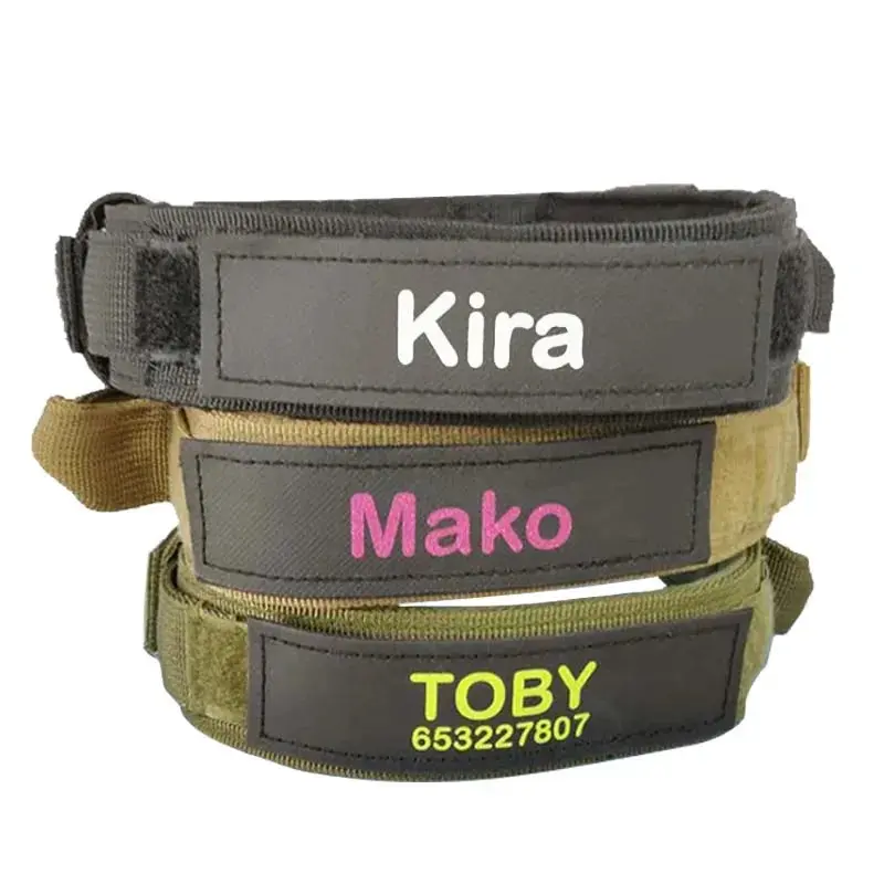 Tactical Personalised Dog Collar