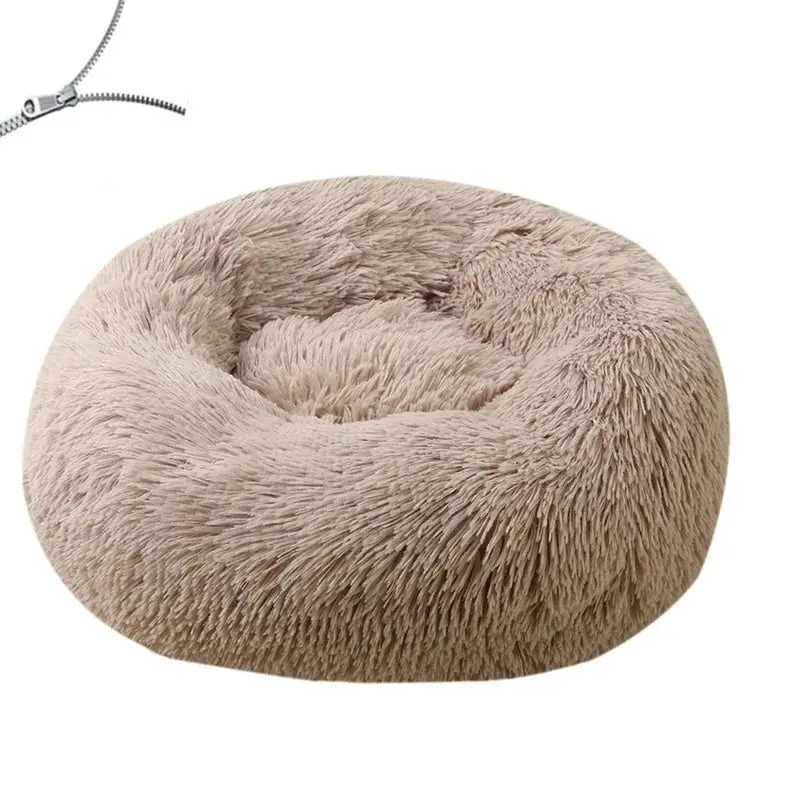 Lion Pet Round Soft Dog Bed