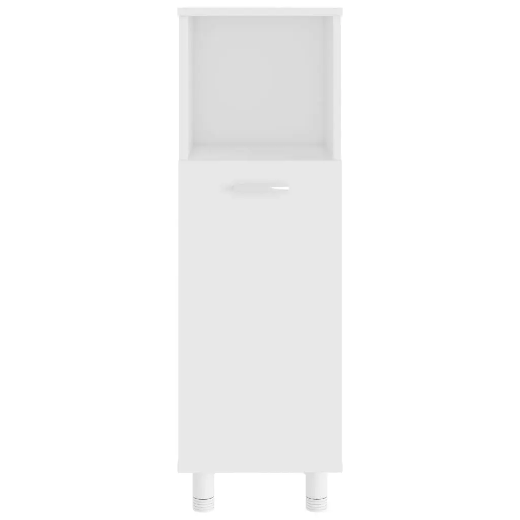 Bathroom Cabinet White 30x30x95 cm Engineered Wood 802615