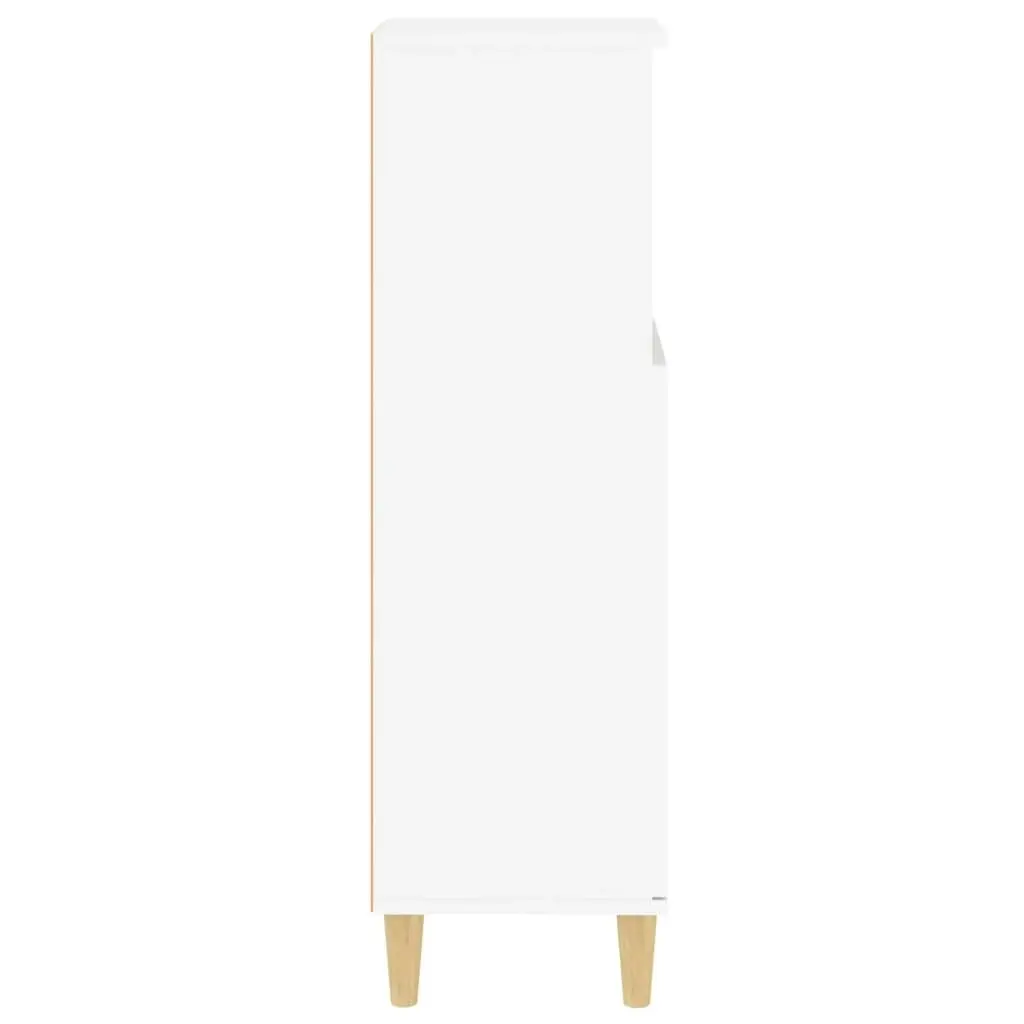 Bathroom Cabinet White 30x30x100 cm Engineered Wood 819804