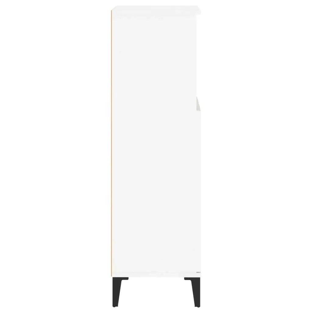 Bathroom Cabinet White 30x30x100 cm Engineered Wood 819812