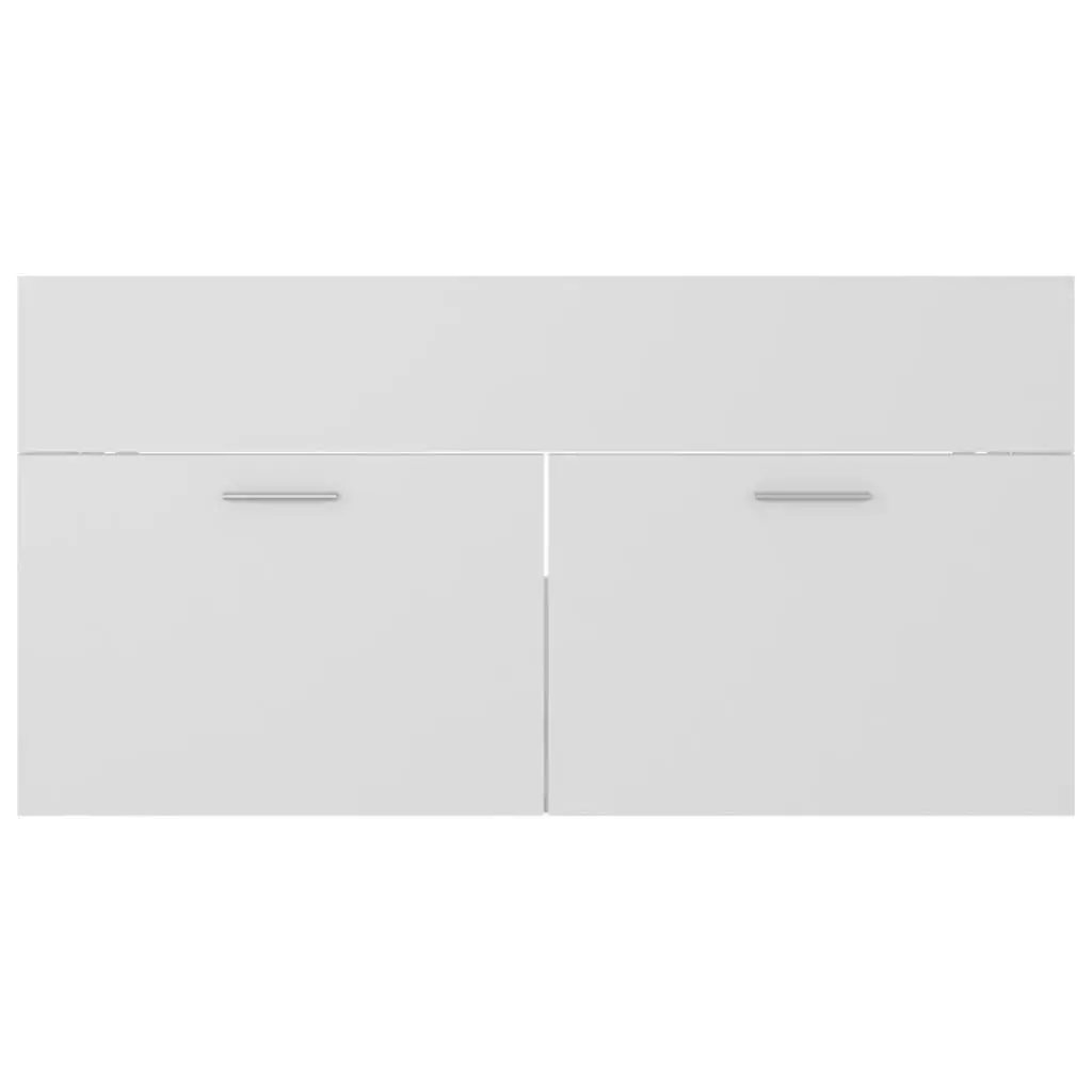 Bathroom Furniture Set White Engineered Wood 3071063