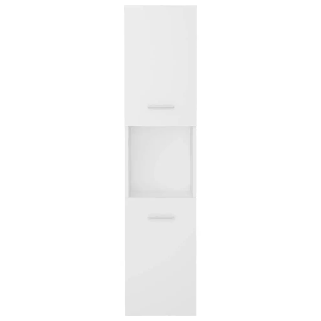 Bathroom Cabinet White 30x30x130 cm Engineered Wood 804997