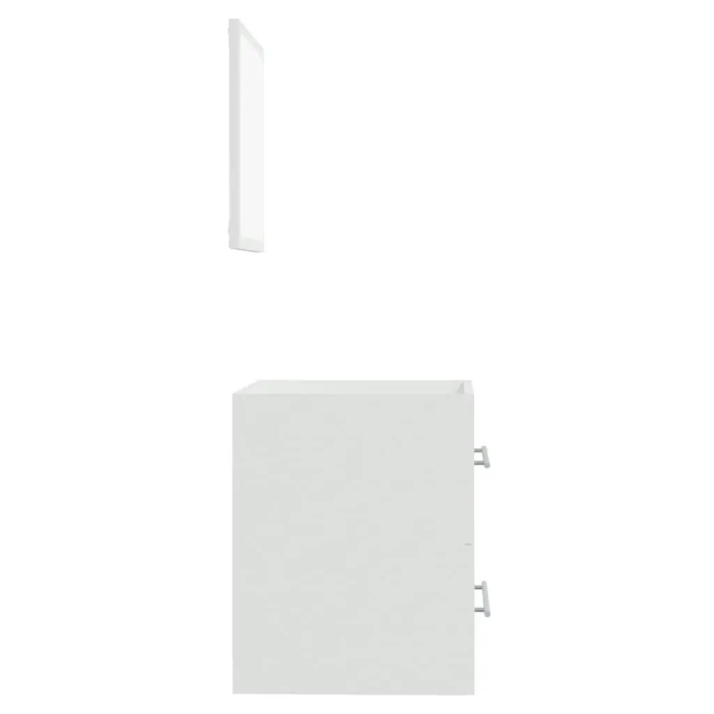 Bathroom Cabinet with Mirror White 41x38.5x48 cm 804818