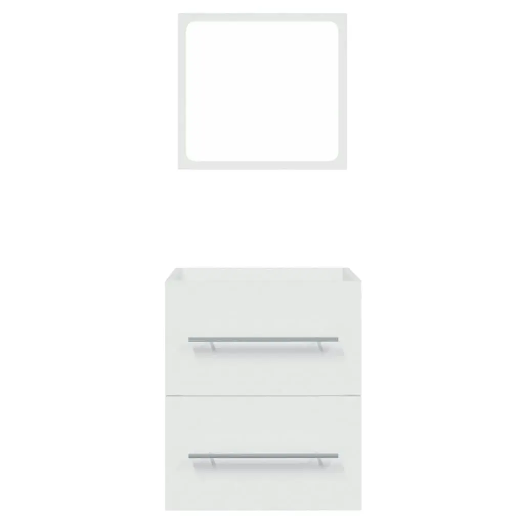 Bathroom Cabinet with Mirror White 41x38.5x48 cm 804818