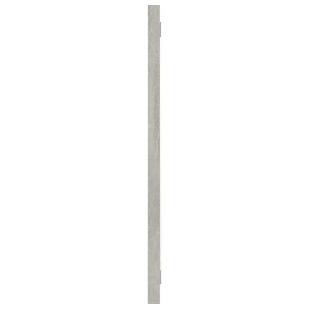 Bathroom Mirror Concrete Grey 60x1.5x37 cm Engineered Wood 804610