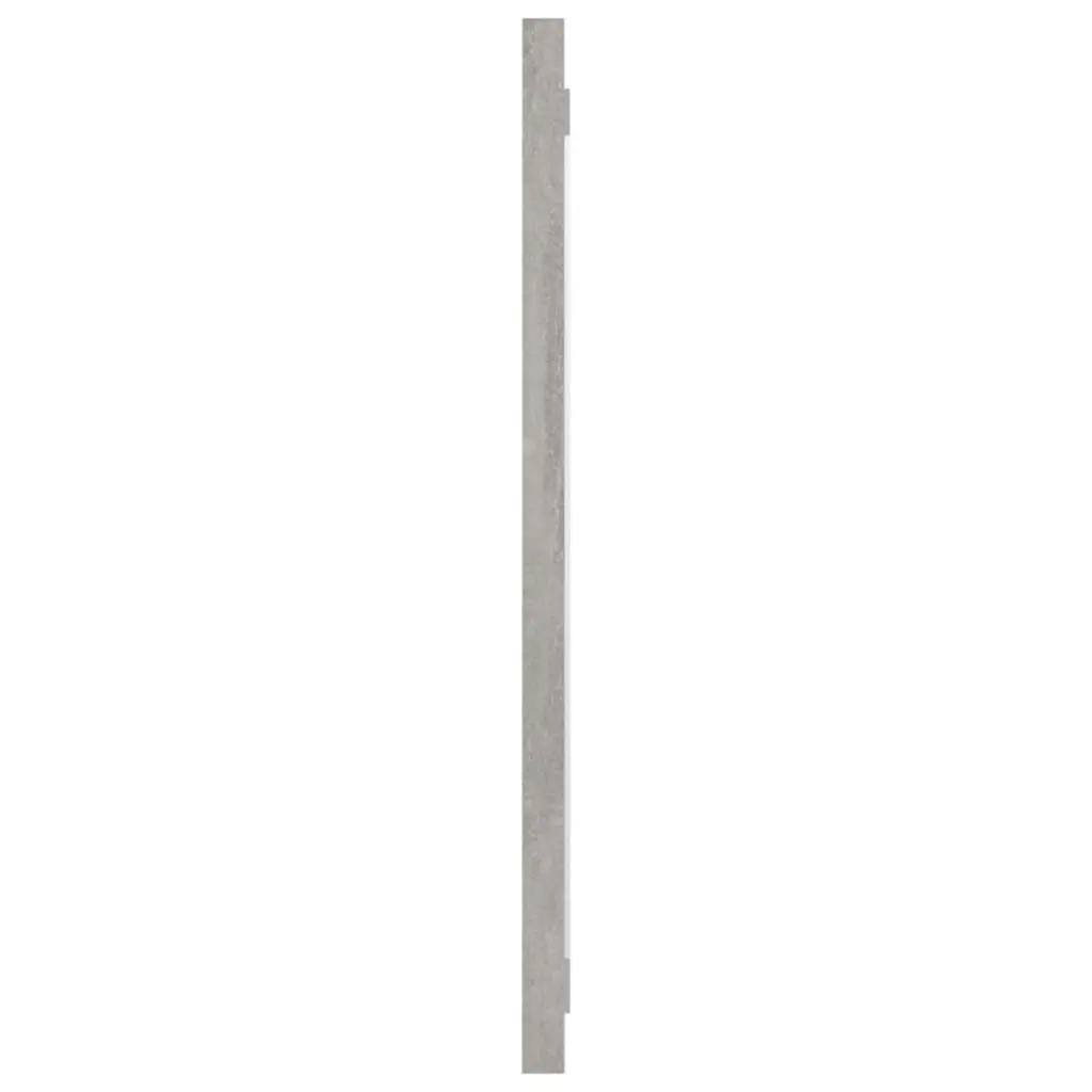 Bathroom Mirror Concrete Grey 80x1.5x37 cm Engineered Wood 804618