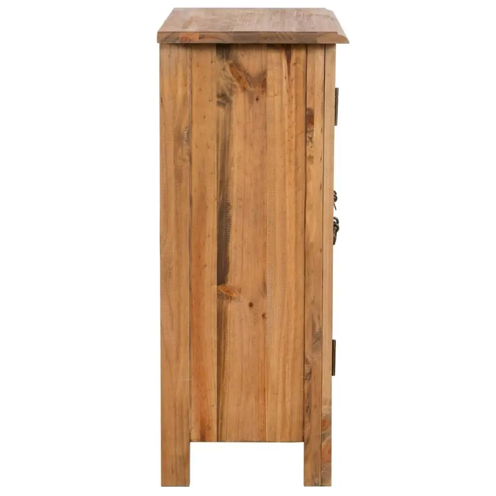 Bathroom Side Cabinet Solid Pinewood 59x32x80 cm 246037