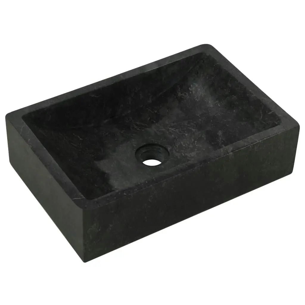 Bathroom Vanity Cabinet with Black Marble Sinks Solid Wood Teak 3096584