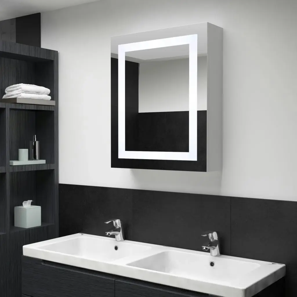 LED Bathroom Mirror Cabinet 50x13x70 cm 285116