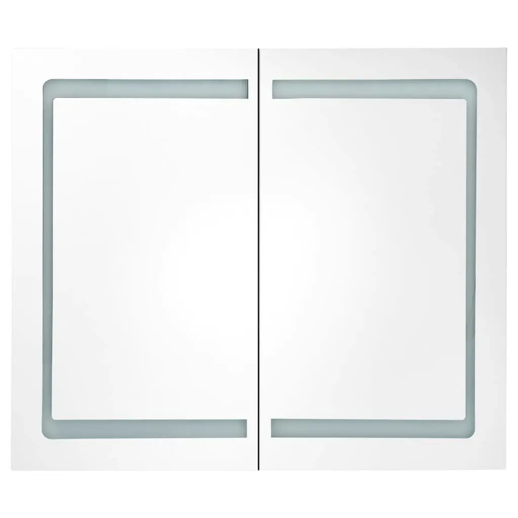 LED Bathroom Mirror Cabinet 80x12.2x68 cm 325545