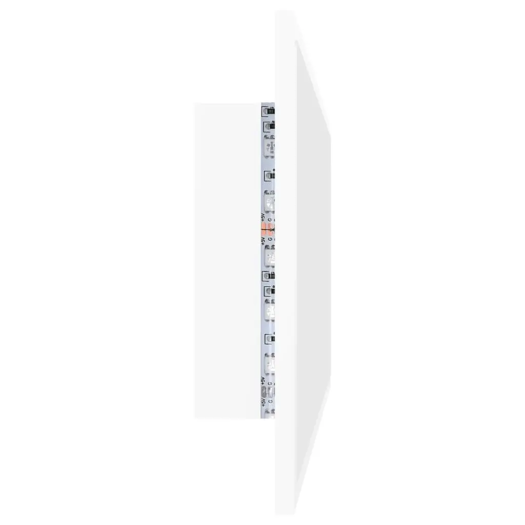 LED Bathroom Mirror White 100x8.5x37 cm Acrylic 804940