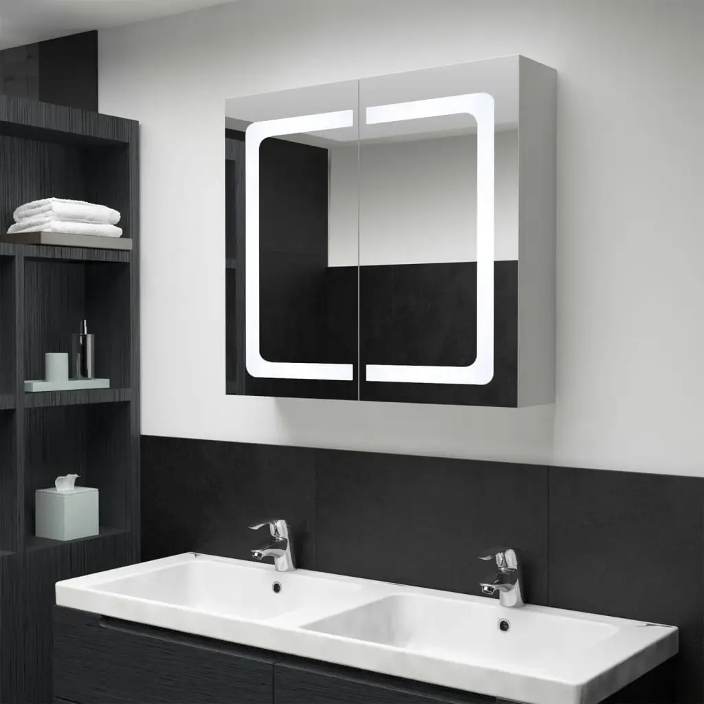 LED Bathroom Mirror Cabinet 80x12.2x68 cm 285123