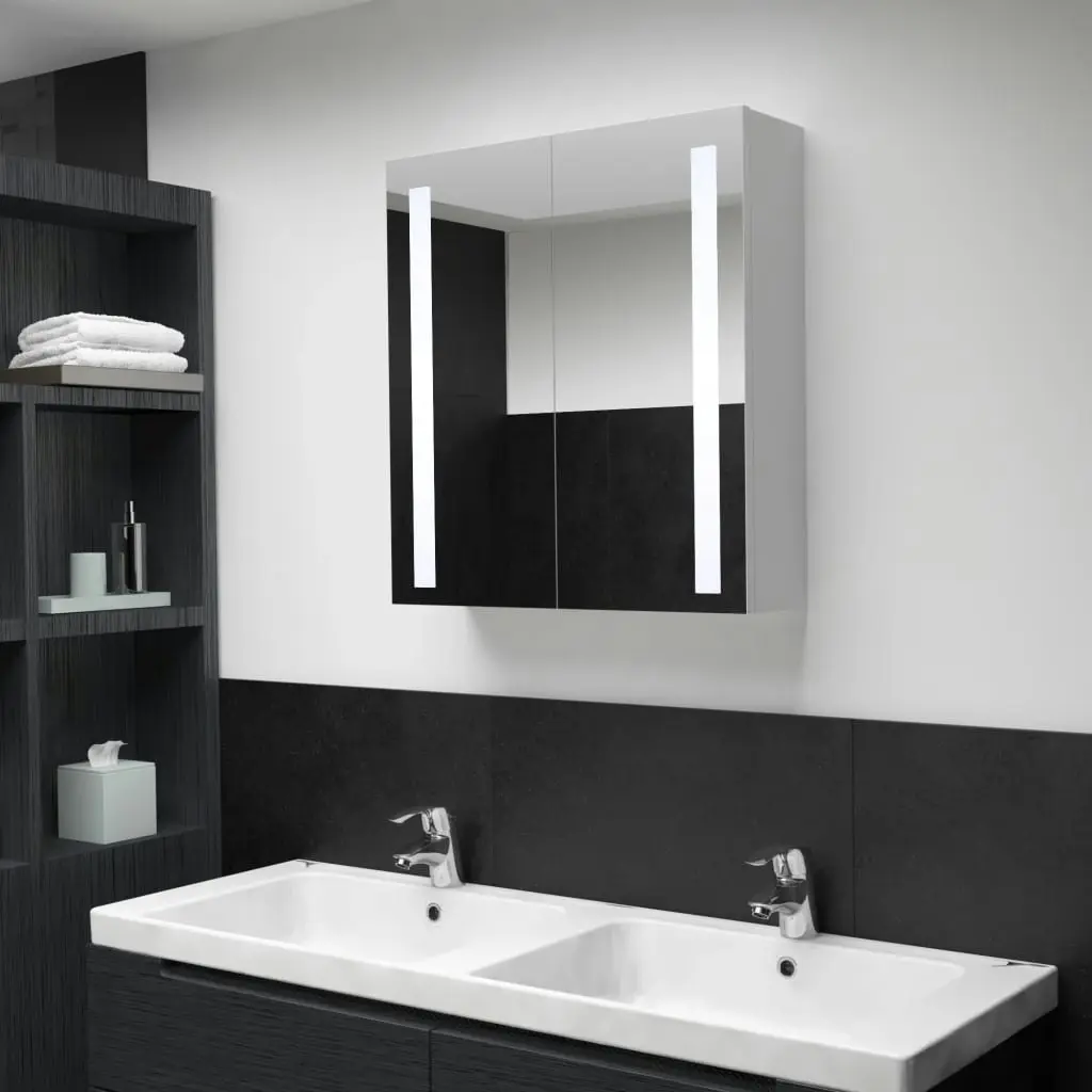 LED Bathroom Mirror Cabinet 60x14x62 cm 285125