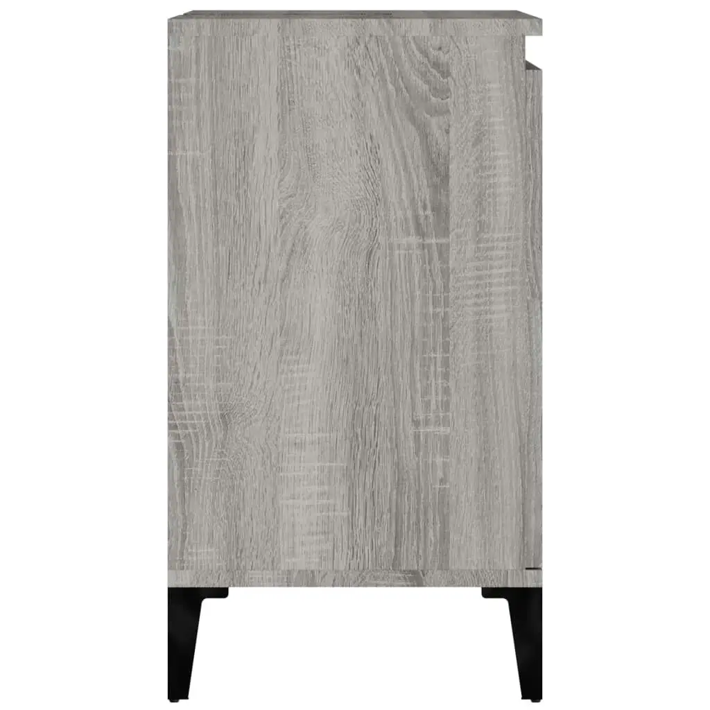 Sink Cabinet Grey Sonoma 58x33x60 cm Engineered Wood 821266