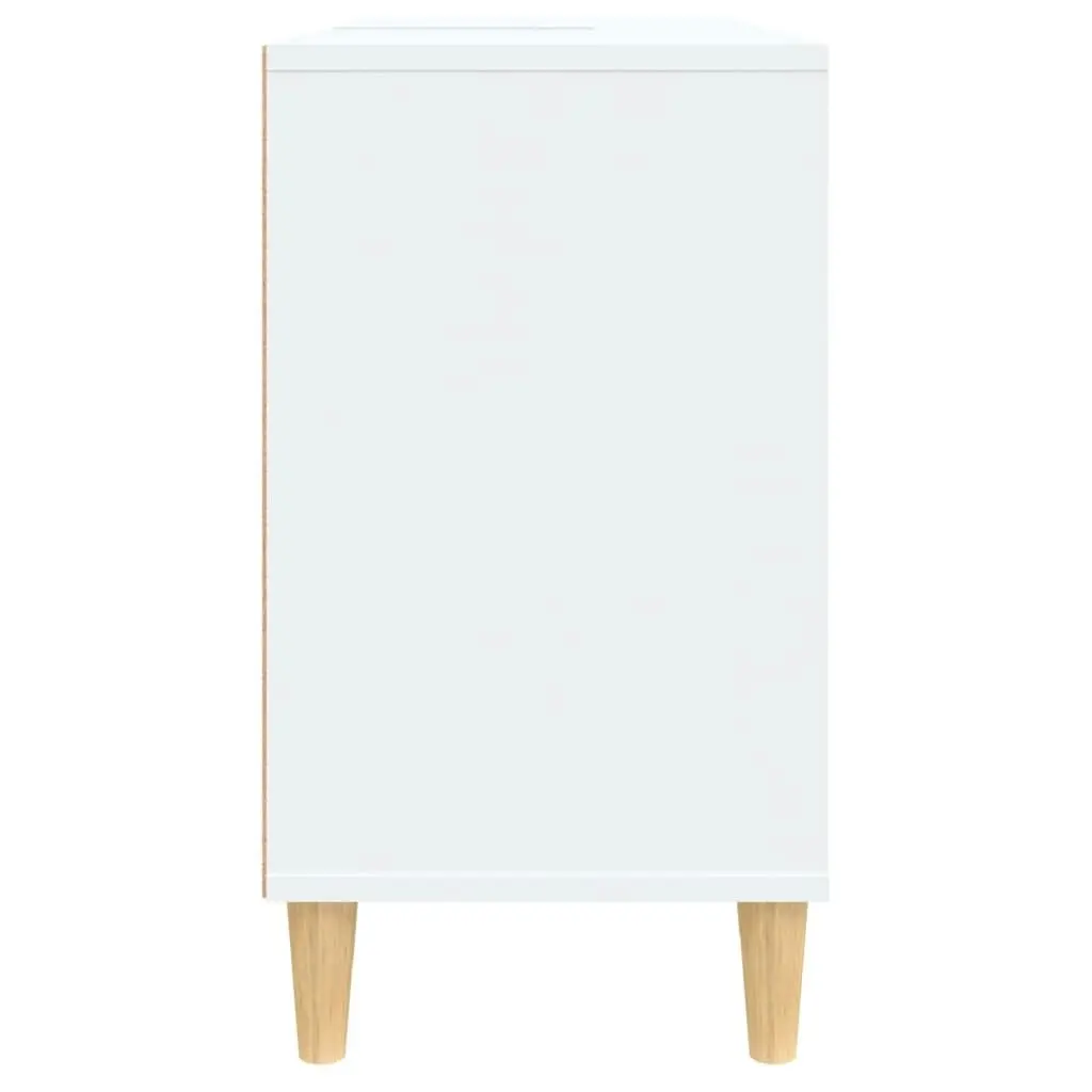 Sink Cabinet White 80x33x60 cm Engineered Wood 821284