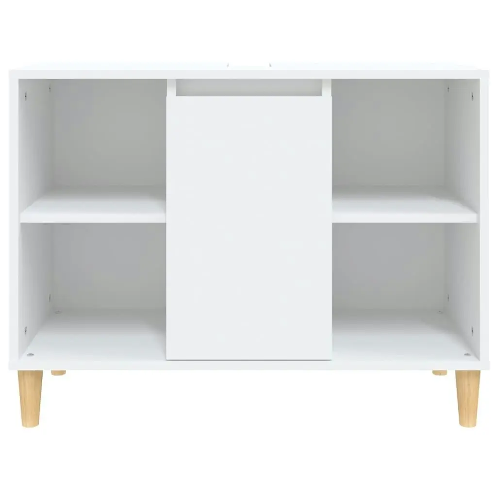 Sink Cabinet White 80x33x60 cm Engineered Wood 821284