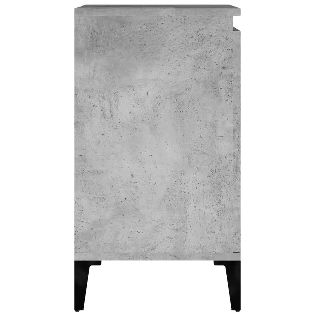 Sink Cabinet Concrete Grey 58x33x60 cm Engineered Wood 821264