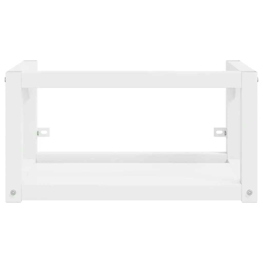 Wall-mounted Bathroom Washbasin Frame White 59x38x31 cm Iron 338491