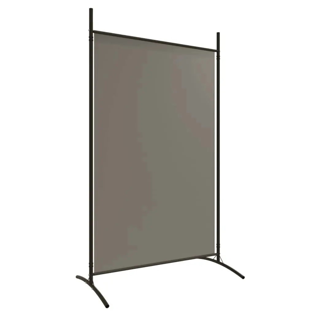 2-Panel Room Divider Anthracite 175x180 cm Fabric 350260