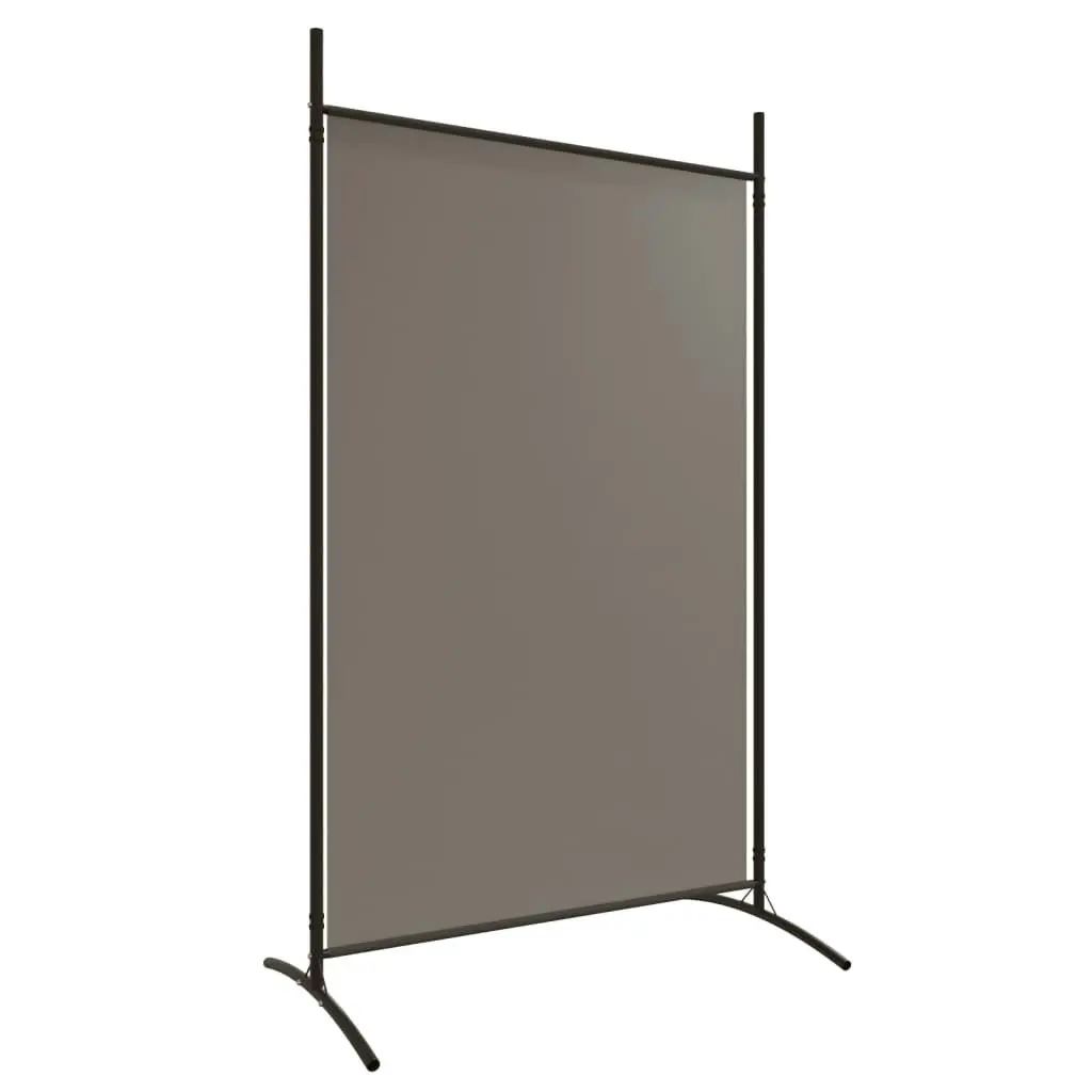 2-Panel Room Divider Anthracite 348x180 cm Fabric 350276