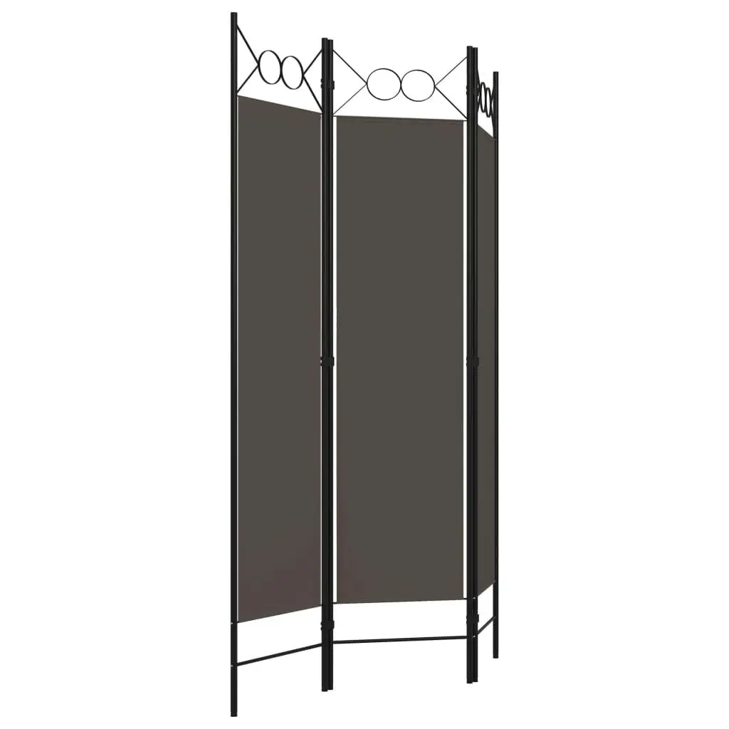 3-Panel Room Divider Anthracite 120x180 cm 320701