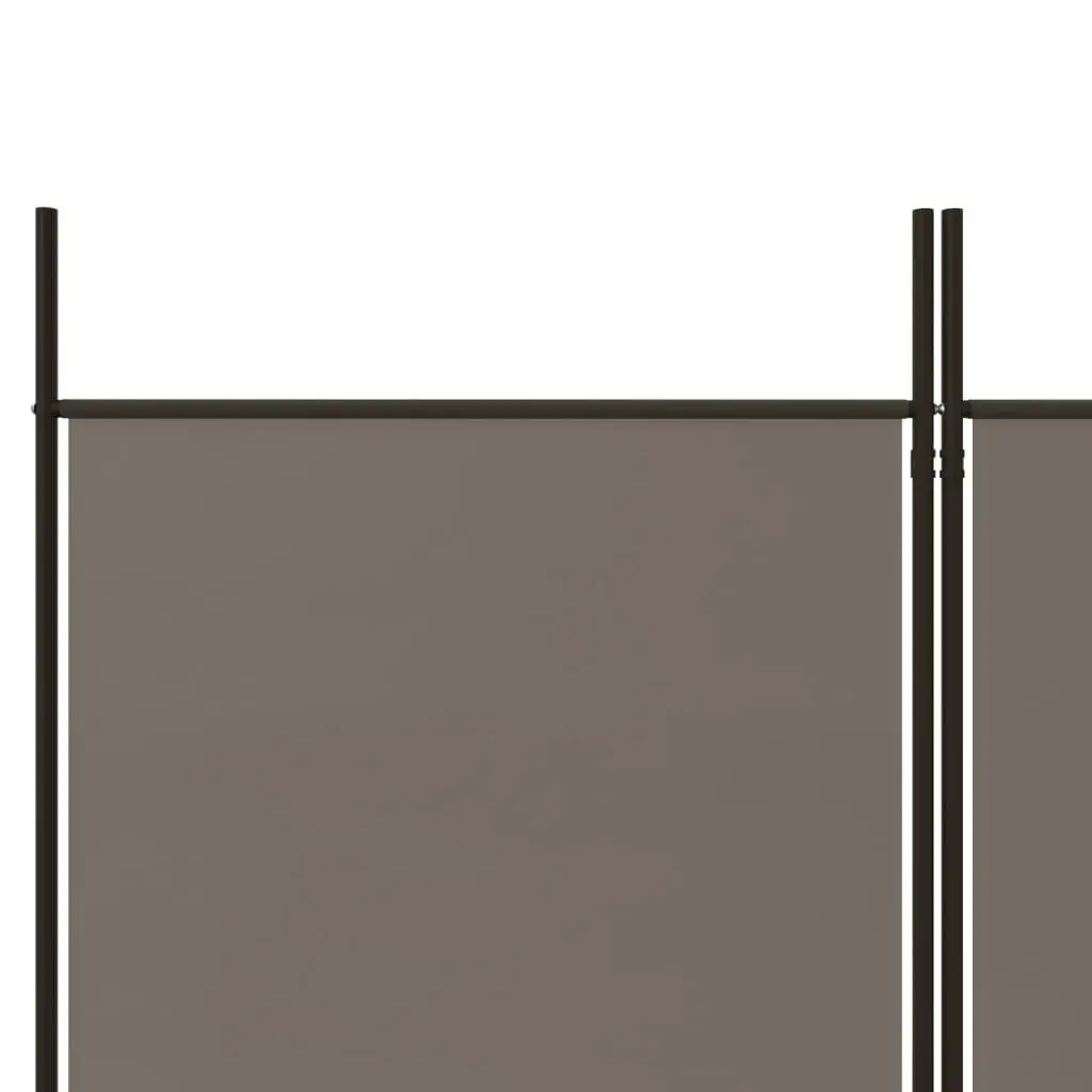 3-Panel Room Divider Anthracite 150x200 cm Fabric 350180