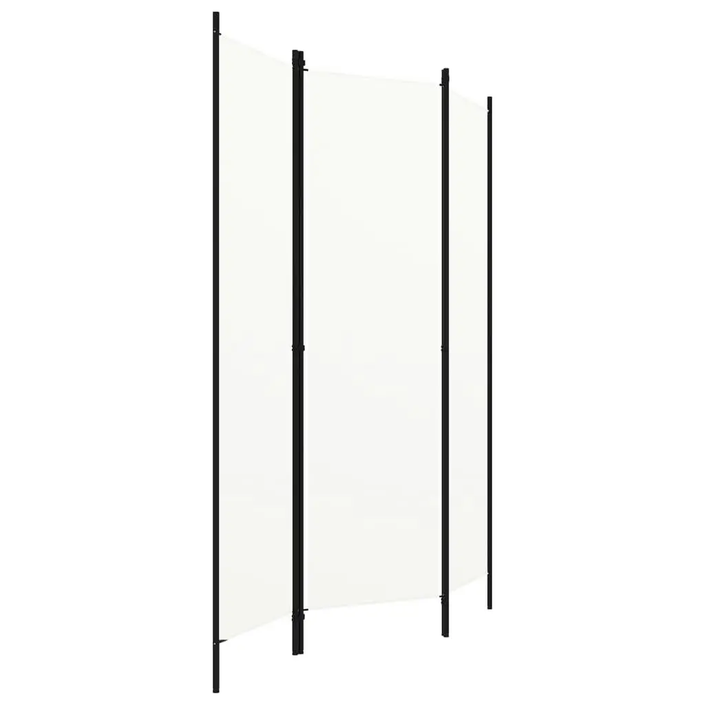 3-Panel Room Divider White 150x180 cm 320715