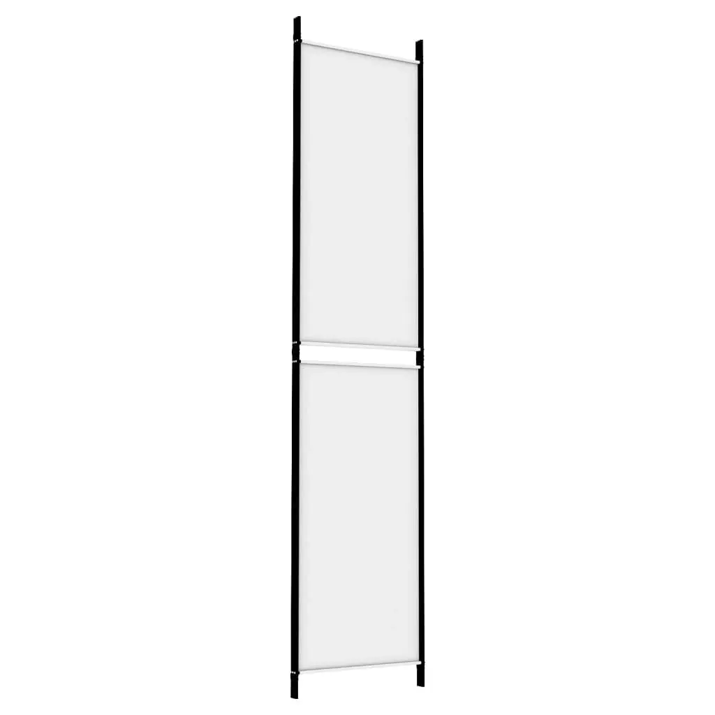 3-Panel Room Divider White 150x220 cm Fabric 350242