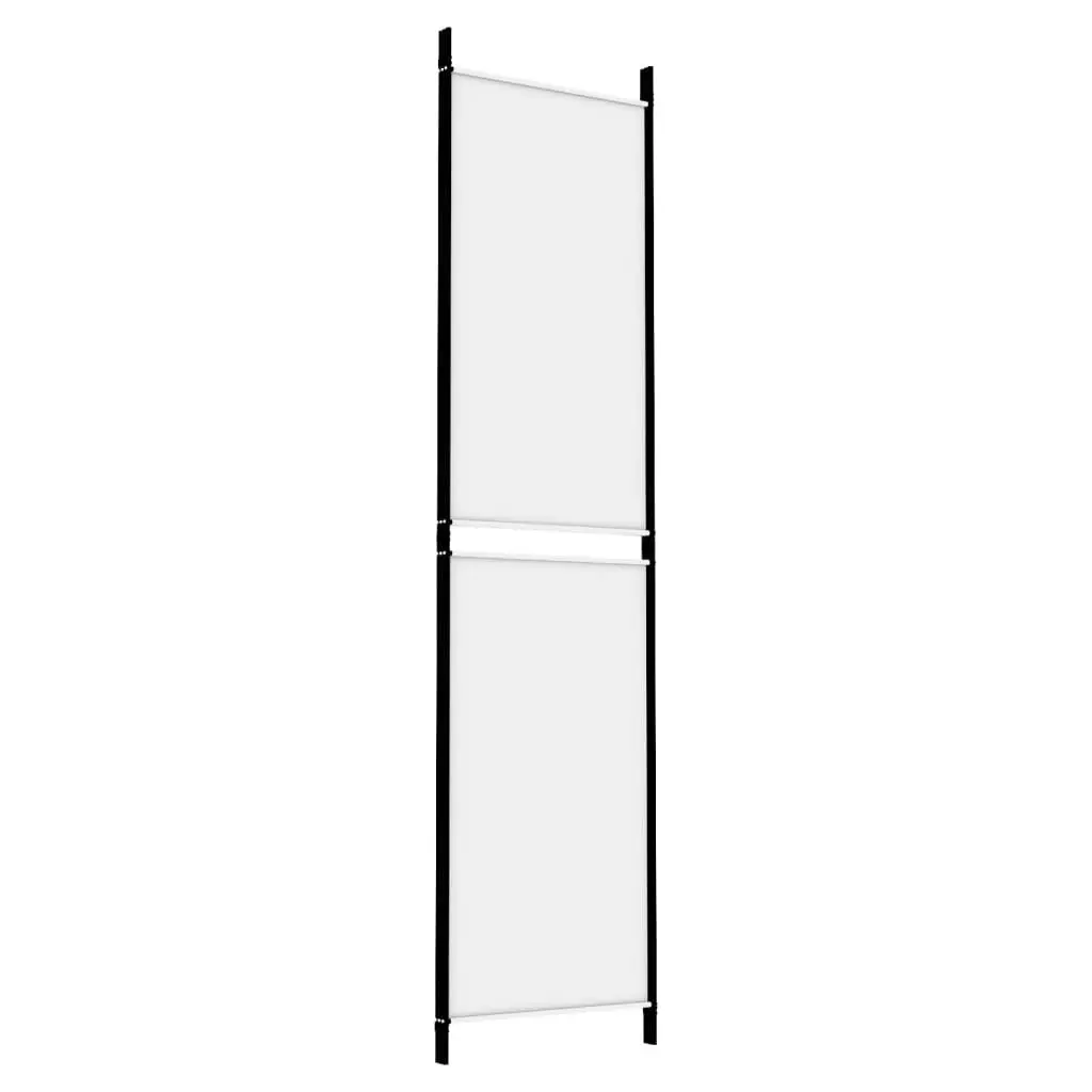 3-Panel Room Divider White 150x200 cm Fabric 350226