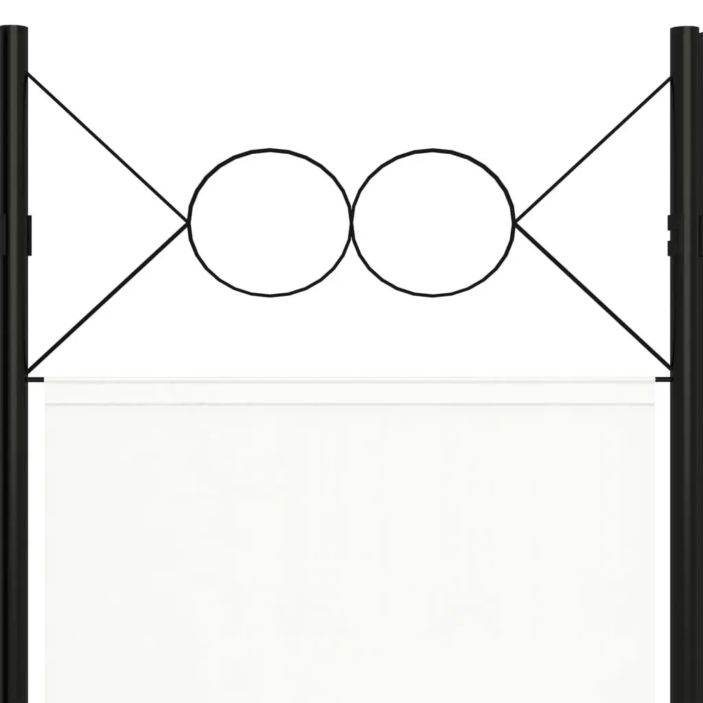 3-Panel Room Divider White 120x180 cm 320699